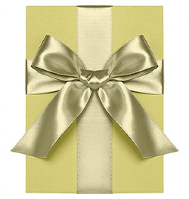 Double Face Satin Ribbon, Sage, Waste Not Paper